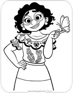 Abuela Alma Madrigal Encanto Coloring Page for Kids - Free Encanto