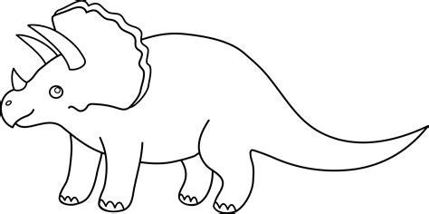 Dinosaur Line Drawing
