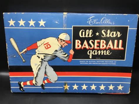 Ethan Allen S All Star Baseball Board Game [cadaco Ellis 1942] Sports Classic 15 00 Picclick