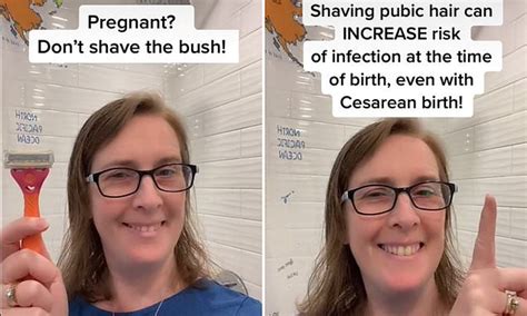 Nurse Warns Pregnant Women Not To Shave Pubic Hair Before Birth Can