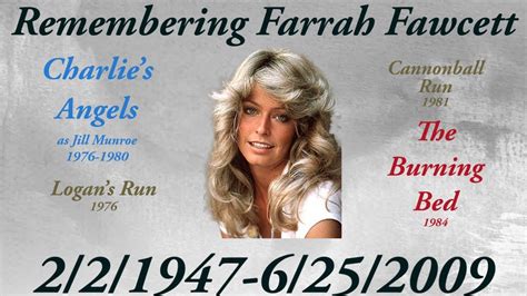 Remembering Farrah Fawcett On Her Birthday 221947 6252009 Youtube