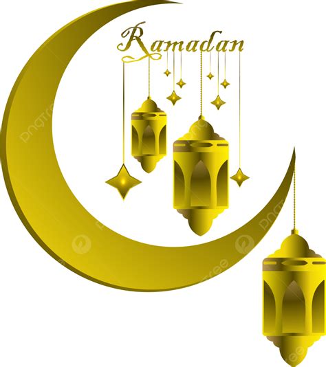 Helad Ramadan Para Los Musulmanes Clipart Vector Png Ramadán Luna