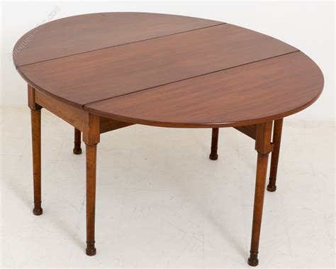 Mahogany Oval Drop Leaf Dining Table Antiques Atlas
