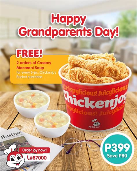 Manila Shopper Jollibee Grandparents Day Promo Sept 2020