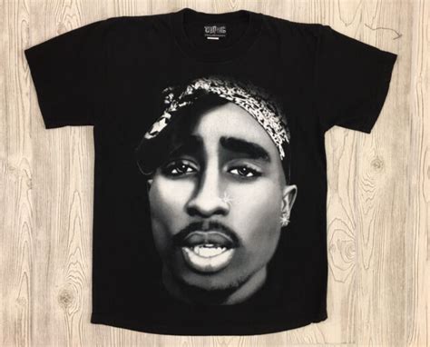 Vtg 2pac Tupac Shakur Graphic T Shirt Size Large Ebay