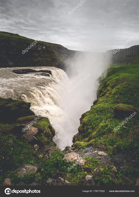 Gullfoss Waterfall Stock Photo By ©vickydimbo 176777522