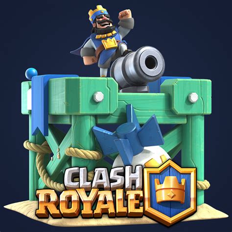 Artstation Clash Royale Season 25 Vacation Royale Tower Skin