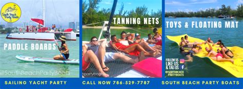 Miami Yacht Party And Boat Rental South Beach Party Boats