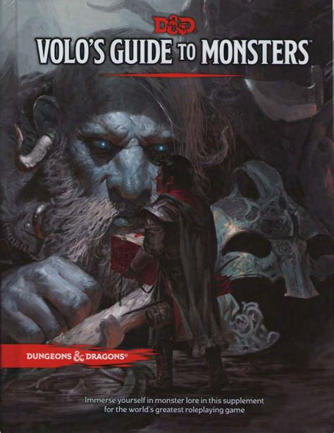 (c) wizards of the coast. Dungeons and Dragons 5e Volo's Guide to Monsters in 2020 | Dungeons and dragons books, Dungeons ...