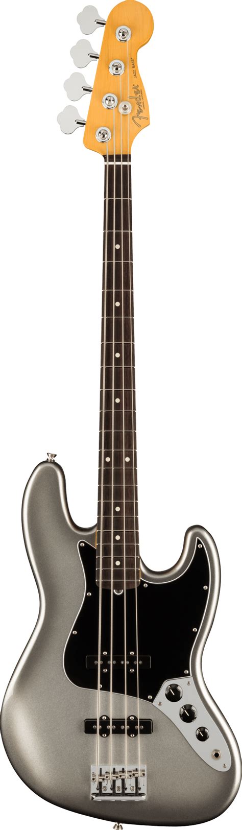 Fender American Professional II Jazz Bass In Mercury With Rosewood