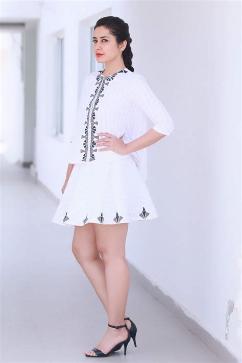 Raashi Khanna Looks Stunning In White