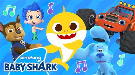 Sing With Baby Shark Chase Blaze Gil And Blue Nick Jr Crew X Baby