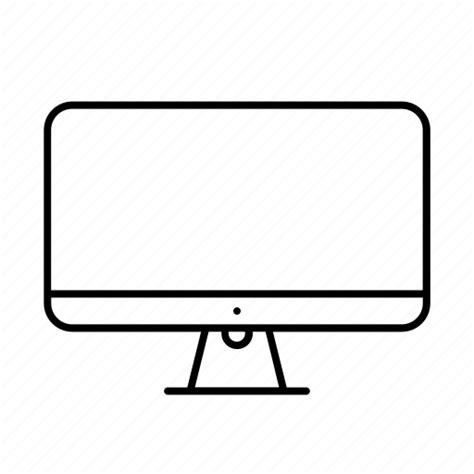 Computer Desktop Display Monitor Pc Screen Technology Icon
