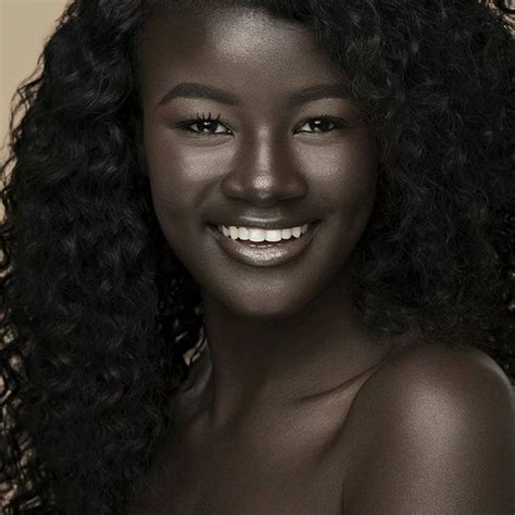 Khoudia Diop Stunning Charcoal Black African Model 22 Pics Dark