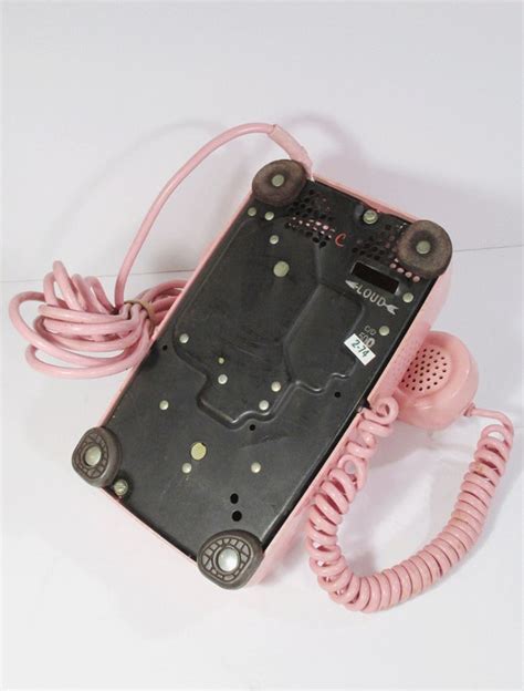 Vintage Pink Rotary Dial Telephone 1970s Western Electric