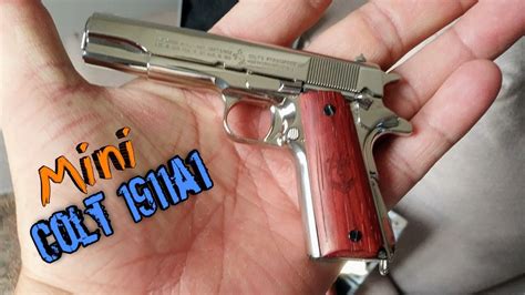 Mini Arma Colt 1911 Miniature Gun Youtube