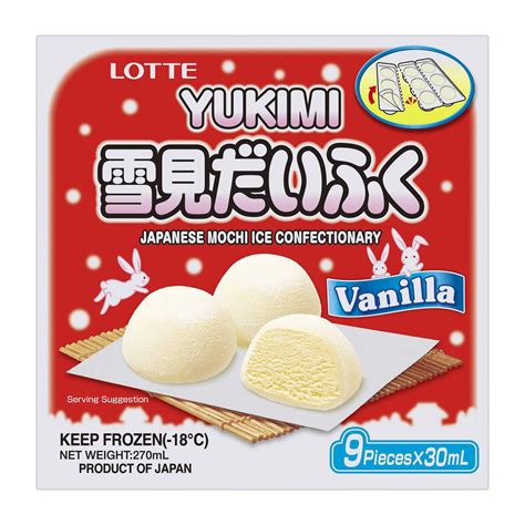 Lotte Yukimi Japanese Mochi Ice Cream Vanilla 270ml From Buy Asian Food 4U