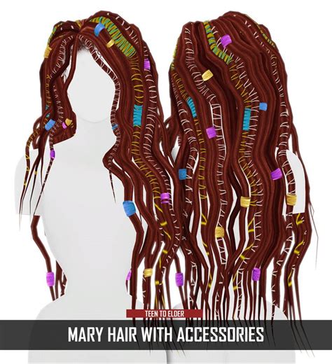 An Image Of A Womans Hair With Long Curly Locks And Colorful Beads