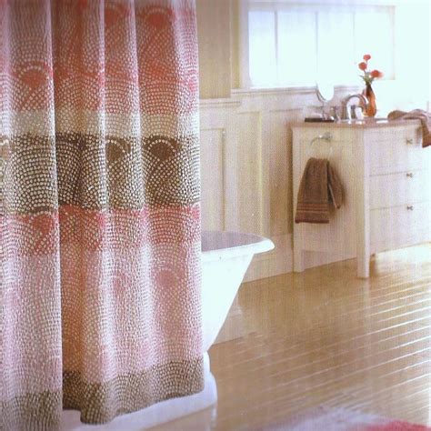 Select from a wide variety of red shower curtains now. Threshold SCALLOP DOT Warm Seersucker Coral Khaki Fabric ...