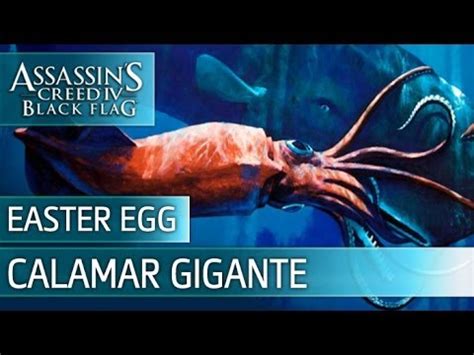 Assassin S Creed 4 Black Flag Easter Egg CALAMAR GIGANTE GIANT