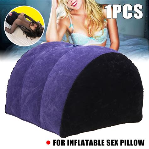 Cheap Pdtoweb Inflatable Adult Sex Pillow Aid Wedge Triangle Position Cushion Couple Furniture