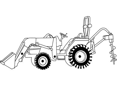 Top 20 Printable Tractor Coloring Pages - Online Coloring Pages