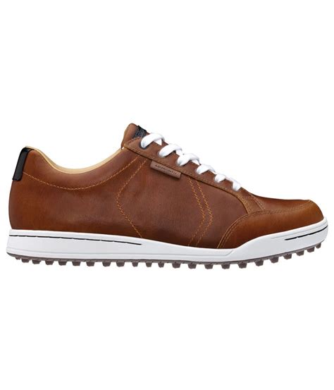 Ashworth Leather Cardiff Golf Shoes (Tan Brown) 2013 - Golfonline