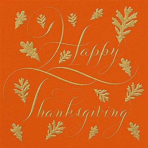 Happy Thanksgiving Script Orange Send Online Instantly Track Opens