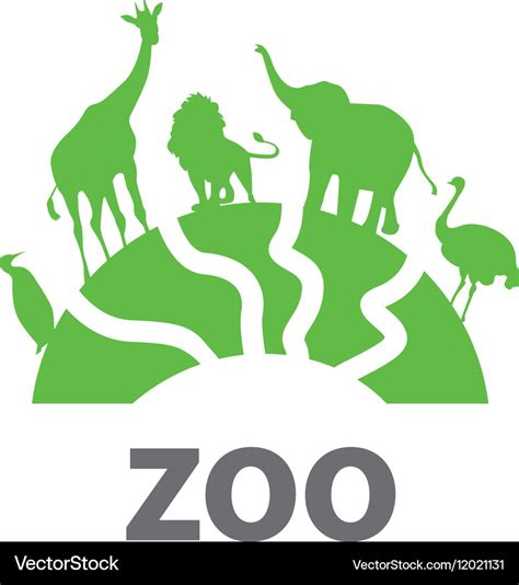 Logo Zoo Royalty Free Vector Image Vectorstock