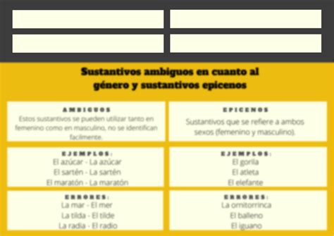 Solution Sustantivos Ambiguos En Cuanto Al G Nero Y Sustantivos