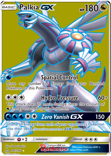 Great savings & free delivery / collection on many items. Palkia GX - Ultra Prism #147 Pokemon Card