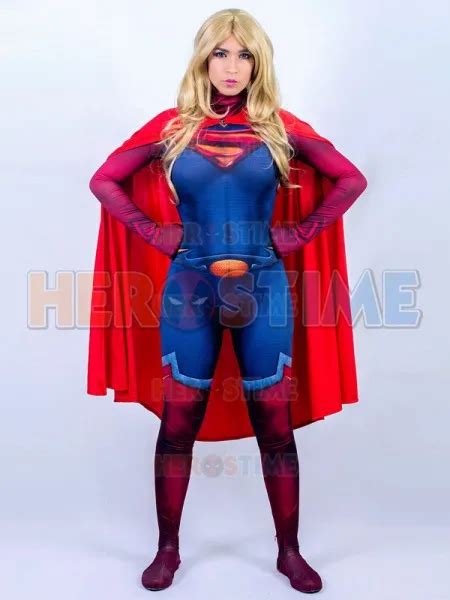 3d print supergirl costume spandex man of steel super girl cosplay suit zentai catsuits