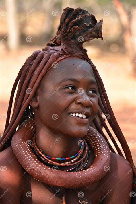 Happy Himba Girl Namibia Editorial Image Image Of Person 103922560