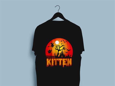 Kitten T- Shirt Design by Md Sakibul Hasan on Dribbble