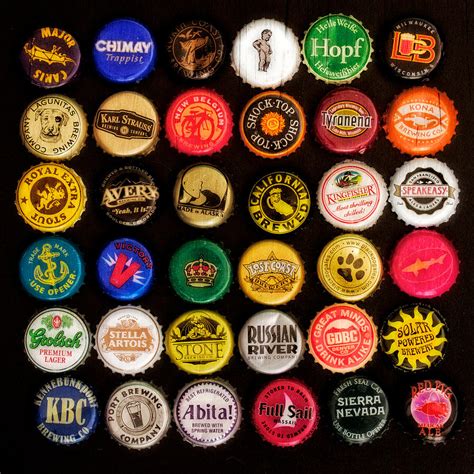 Beer Bottle Caps Photograph By Jarrod Erbe