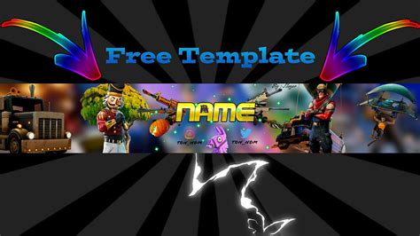 Free fortnite banner template fortnite battle royale youtube. Bannière fortnite pour youtube - nounou-catho.fr