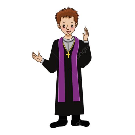 Priest Robes Clipart Transparent Png Hd Priest In Black Robe Clipart