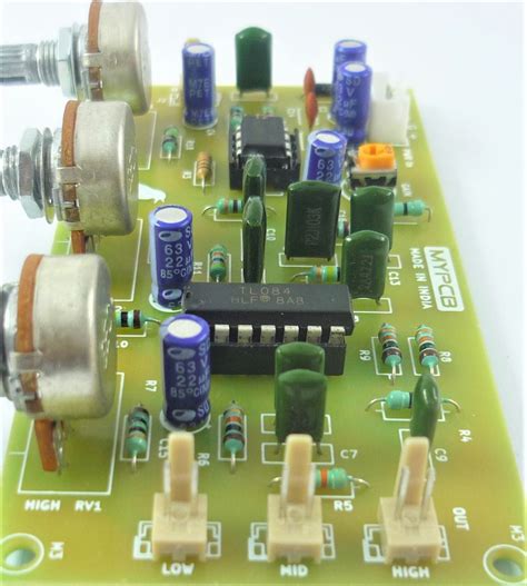 3 Way Active Crossover Filter Assembled Board 3 Way Active Crossover