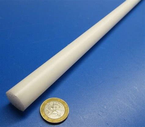 Acetal Copolymer Pom Round Rod White 34 Dia X 60 Length 2 Units Ebay