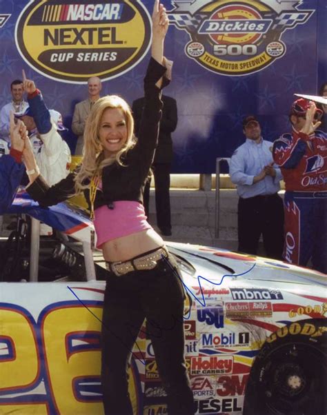 Leslie Bibb In Person Autographed Photo From Talladega Nights The