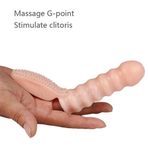 New Finger Penis Sleeve Vibrator For Woman Squirt G Spot Penis Vagina