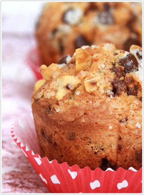 The Perfect Bite Hazelnut Chocolate Chip Muffins Camille Styles
