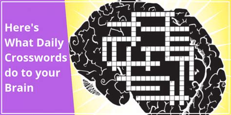 It's all the fun of crosswords without needing a newspaper, pen and eraser. Here's what daily crossword puzzles do to your brain?