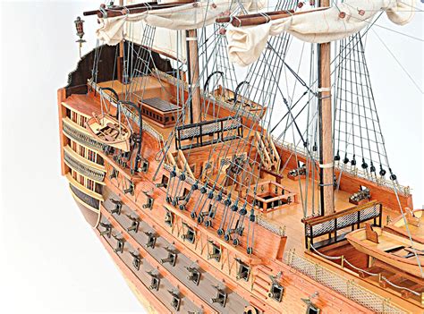Xl Hms Victory 58 Lord Nelsons Flagship Wooden Tall Ship Model