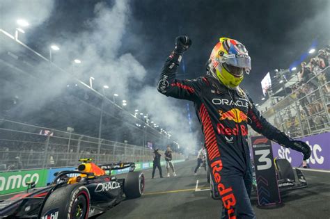 F1 Sergio Perez Wins Saudi Arabian Grand Prix As Max Verstappen Goes