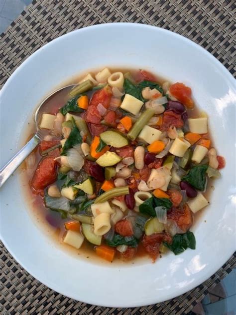 Maybe you would like to learn more about one of these? Olive Garden's Minestrone soup, made at home and only 2 WW ...