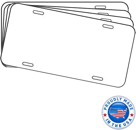 Aluminum Sublimation License Plate Blank 6x12 And 032