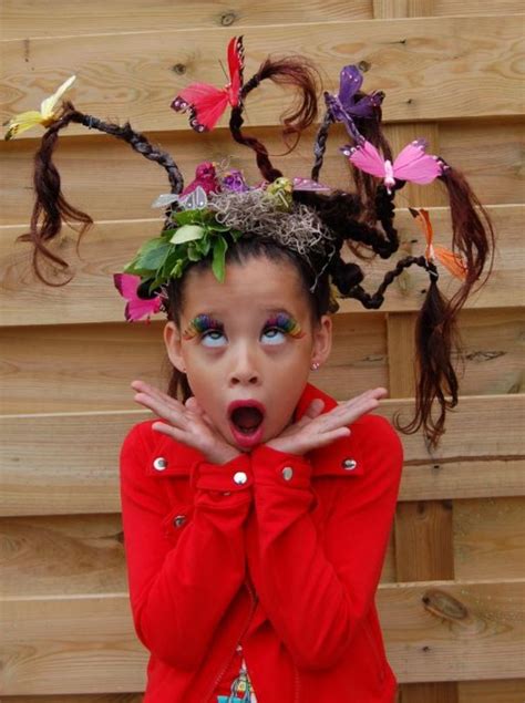 12 Wacky Hair Ideas For An Exciting Crazy Hair Day At School Crazy
