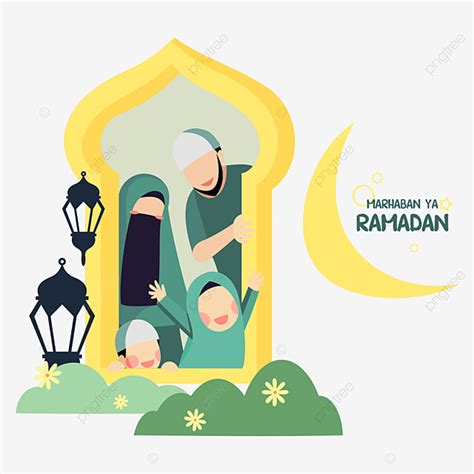 Gambar Keluarga Muslim Menyambut Ramadhan Ramadan Ramadhan 2021 Ied