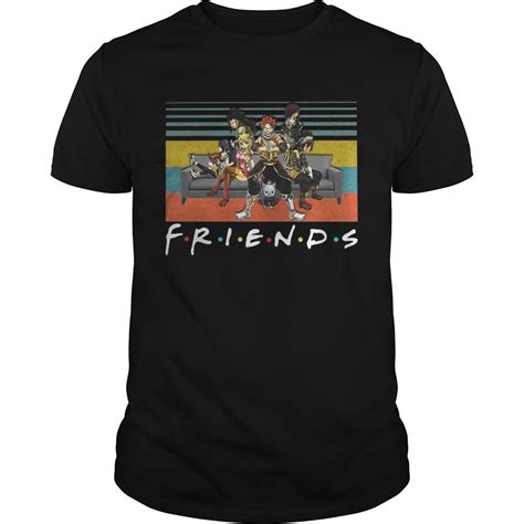 Friends Tv Show Anime Crossover Shirt Hoodie Tank Top And Sweater